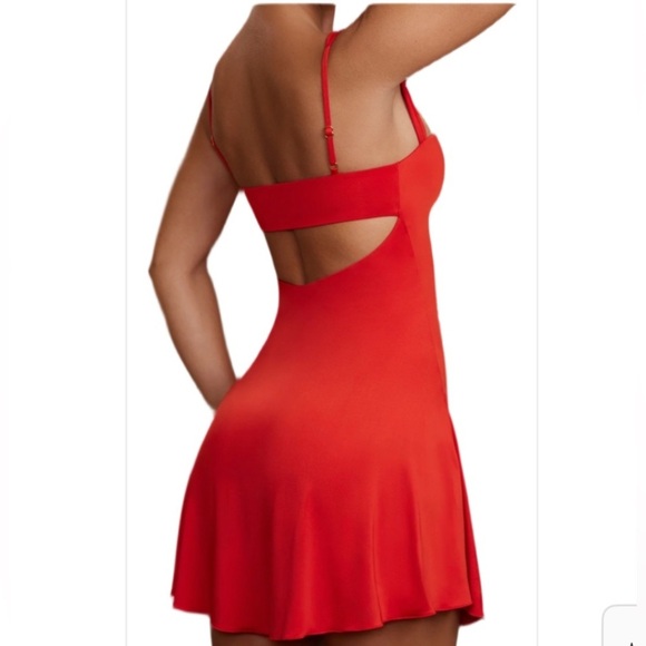 Oh Polly Rafaela Draped A-Line Mini Dress Size 4 - Picture 2 of 10